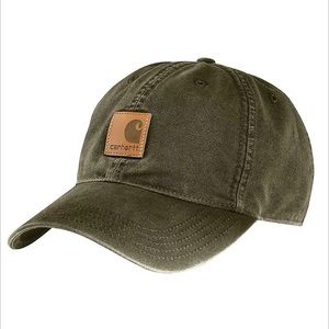 Carhartt Hunter Green Dad Cap Velcro Back